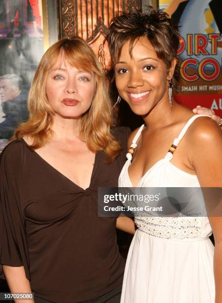 Andrea Evans and Chrystee Pharris during "Dirty Rotten Scoundrels" Los Angeles Premiere Performance - Arrivals at Pantages Theatre in Hollywood,...