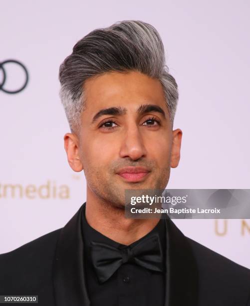 Tan France attends the Unforgettable Gala 2018 at The Beverly Hilton Hotel on December 8, 2018 in Beverly Hills, California.