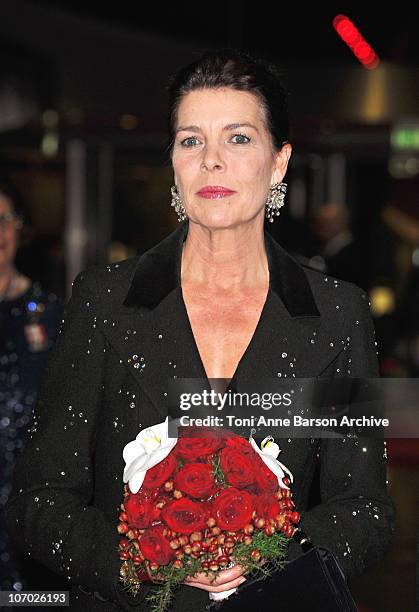 Princess Caroline of Hanover attends the Monaco National day Gala concert at Grimaldi forum on November 19, 2010 in Monaco, Monaco.