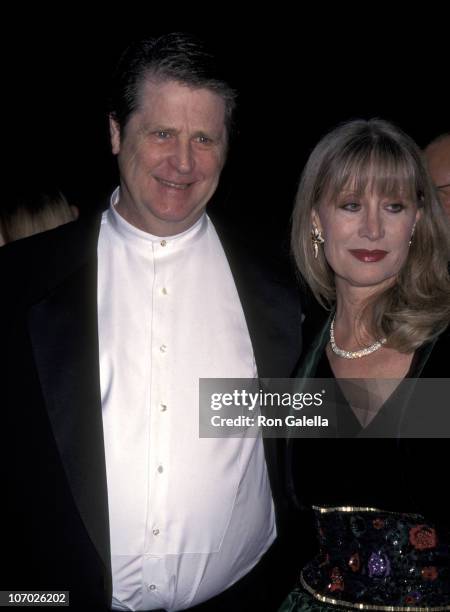 Brian Wilson of the Beach Boys and wife Melinda Ledbetter