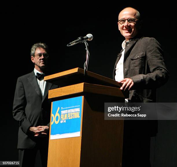 Piers Handling, CEO of Toronto International Film Festival, and Ulrich Muhe