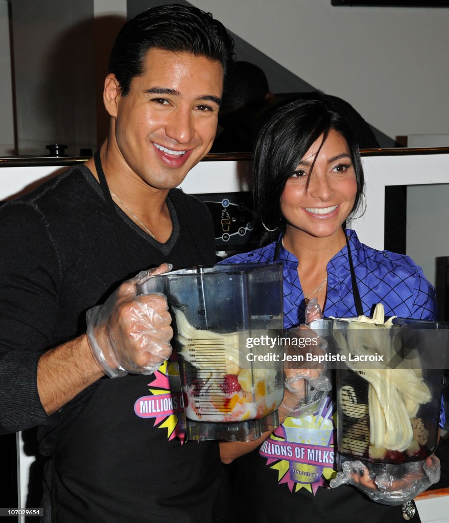 Mario Lopez Unveils His Shake To Benefit Boys And Girls Club Of Venice At Millions Of Milkshakes