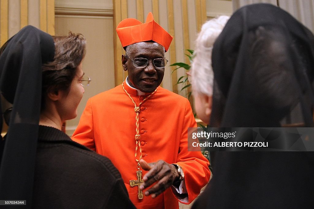 Newly appointed cardinal, Guinean Robert