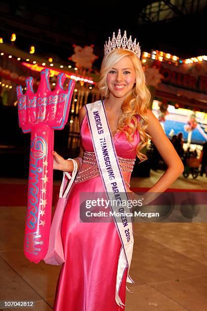 America's Thanksgiving Parade Queen Makayla McCoskey attends the 2010 Hob Nobble Gobble at Ford Field on November 20, 2010 in Detroit, Michigan.