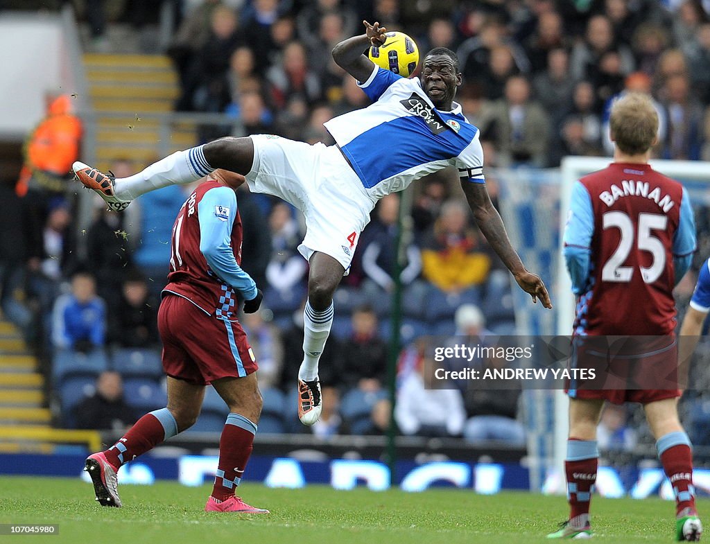 Blackburn Rovers' Congolese defender Chr