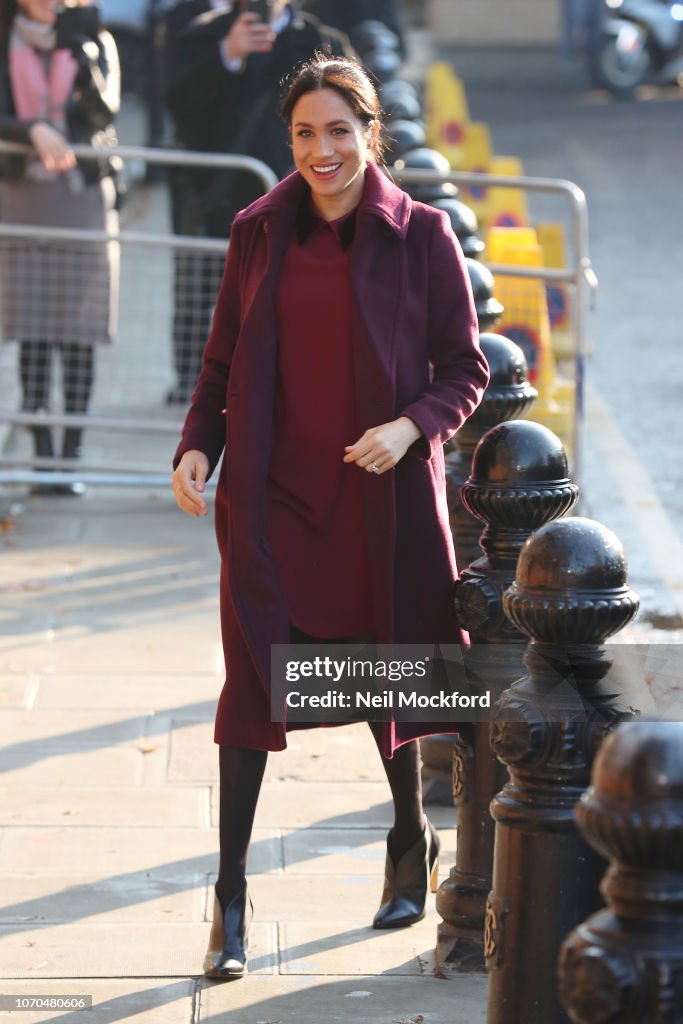 The Duchess Of Sussex Visits The Hubb Community Kitchen