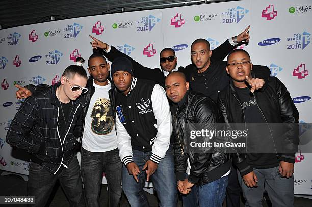 Roll Deep' attend the T4 Stars Of 2010 at Earls Court on November 21, 2010 in London, England.
