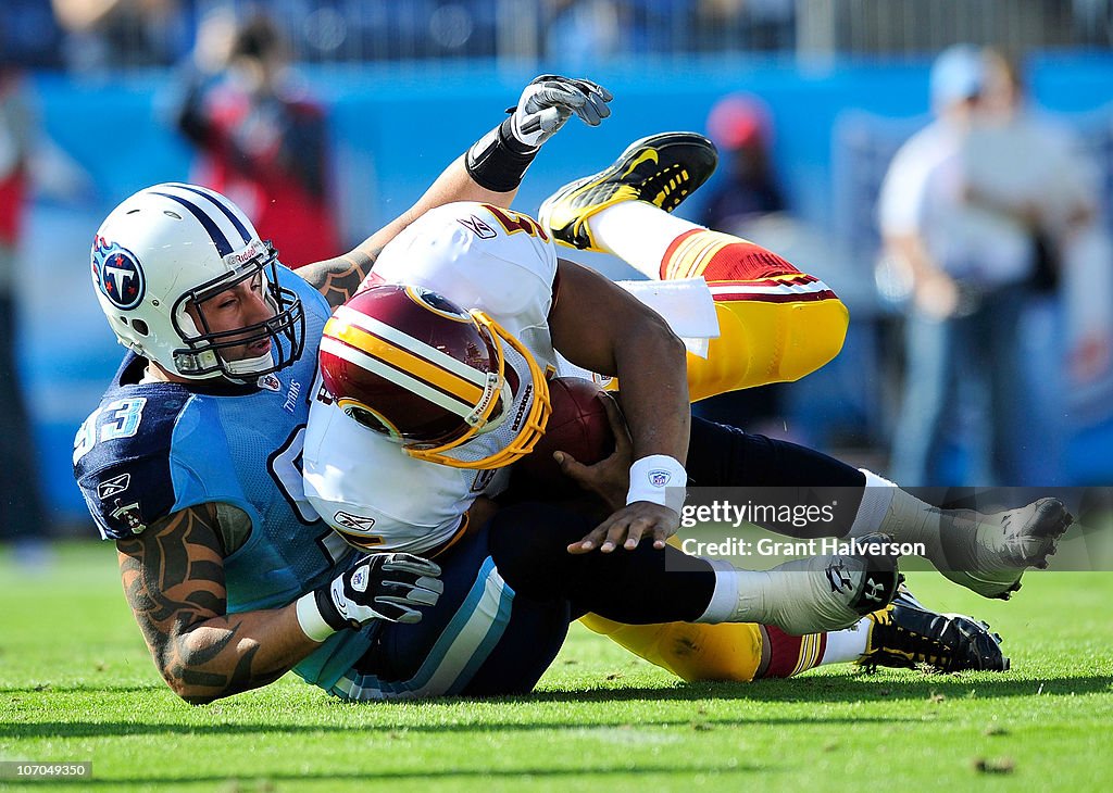 Washington Redskins v Tennessee Titans