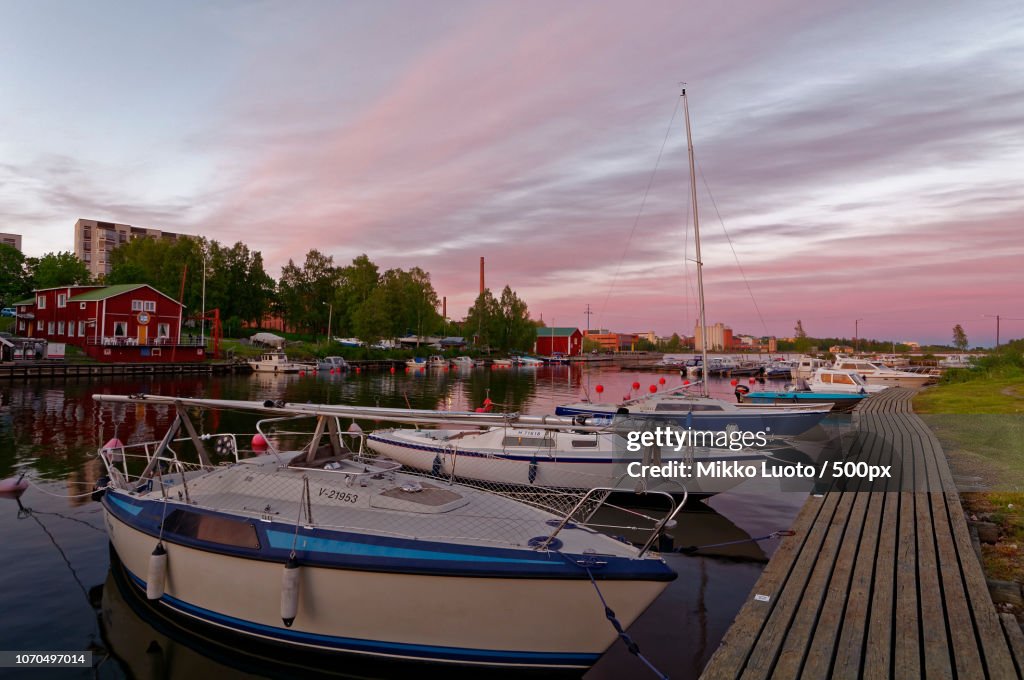 Palosaari at midnight