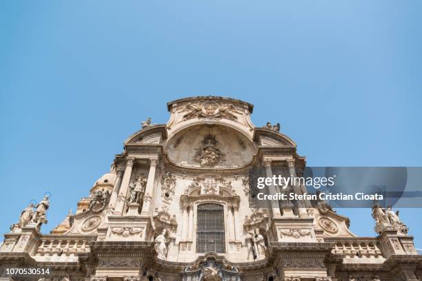 murcia cathedral spain - murcia stock-fotos und bilder