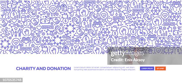 nächstenliebe und spende banner - organspende stock-grafiken, -clipart, -cartoons und -symbole