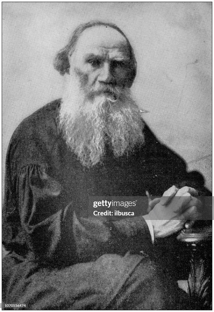 Antique photograph: Lev Tolstoj