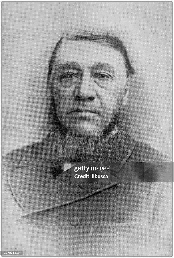 Antique photograph: Paul Kruger, President of South Africa