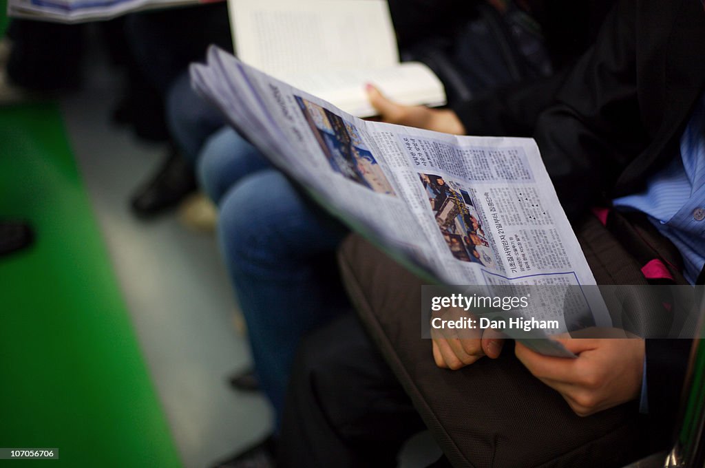 Reading the daily news