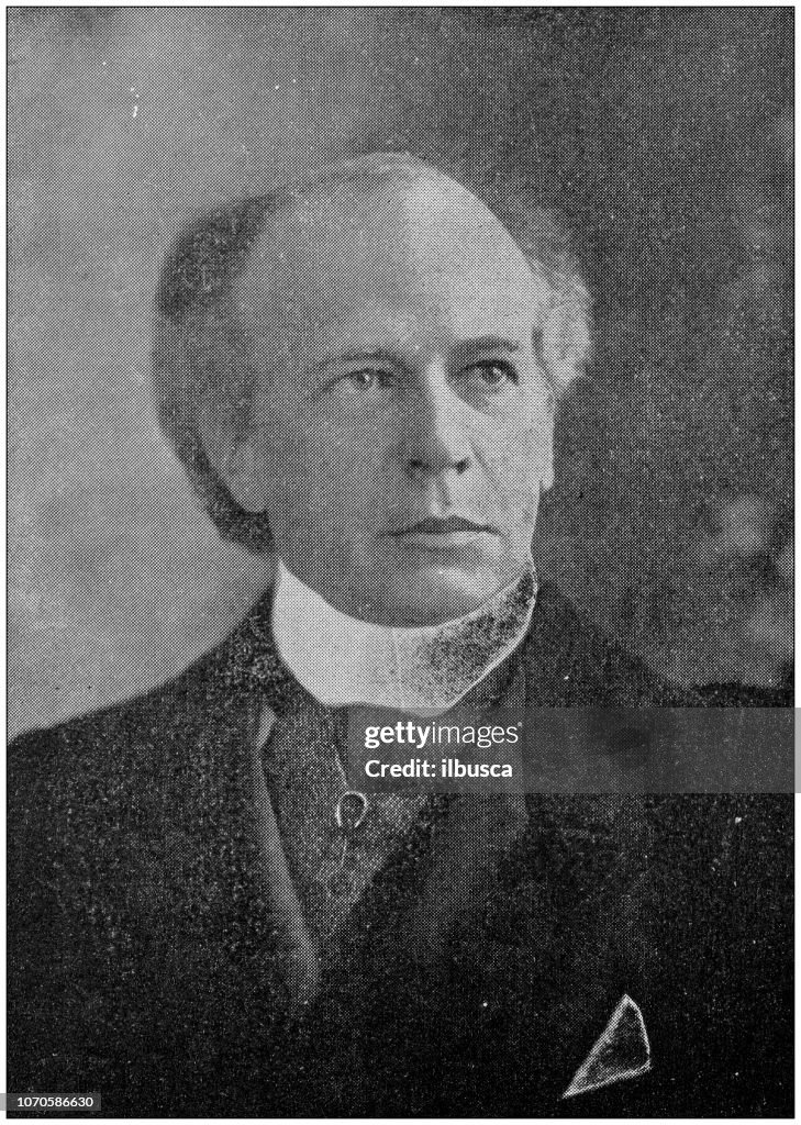 Antique Photograph Wilfrid Laurier HighRes Vector Graphic Getty Images