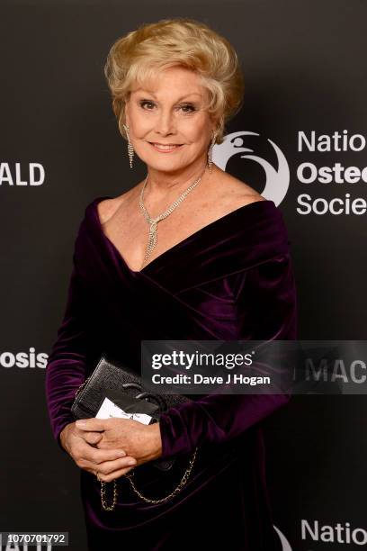 Angela Rippon attends the Julien Macdonald Fashion Show for National Osteoporosis Society at Lancaster House on November 21, 2018 in London, England.