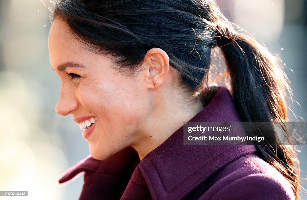 The Duchess Of Sussex Visits The Hubb Community Kitchen