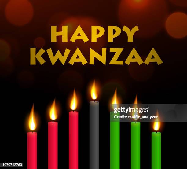 happy kwanzaa - kwanzaa stock illustrations