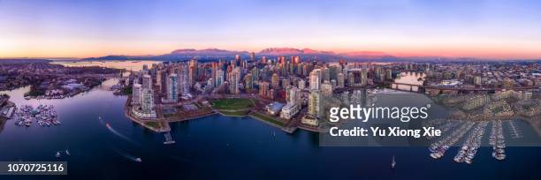 beautiful vancouver downtown - vancouver canada stock pictures, royalty-free photos & images
