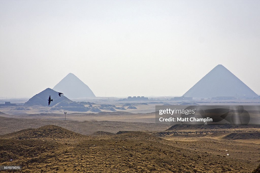 The Red and Bent Pyramids of Egypt