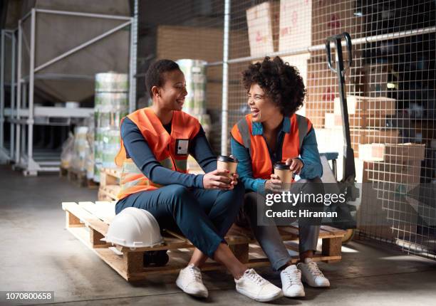 solid work deserves a solid break - coworkers laughing stock pictures, royalty-free photos & images