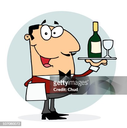 870 Cartoon Waiter Photos and Premium High Res Pictures - Getty Images