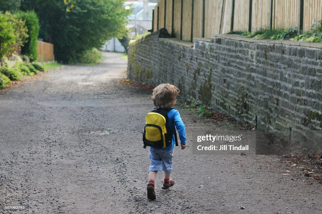 First Day At Nursey School