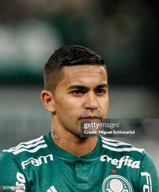 Dudu of Palmeiras looks on before a match between Palmeiras and America MG at Allianz Parque on November 21, 2018 in Sao Paulo, Brazil.