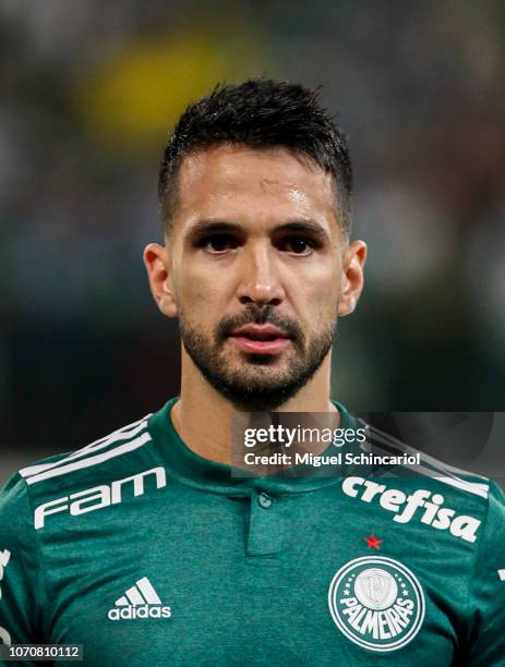 Luan of Palmeiras looks on before a match between Palmeiras and America MG at Allianz Parque on November 21, 2018 in Sao Paulo, Brazil.