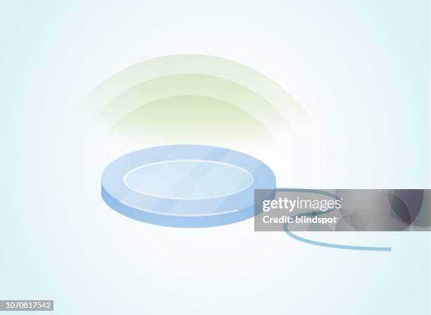 wireless charging - computer power cord stock illustrations