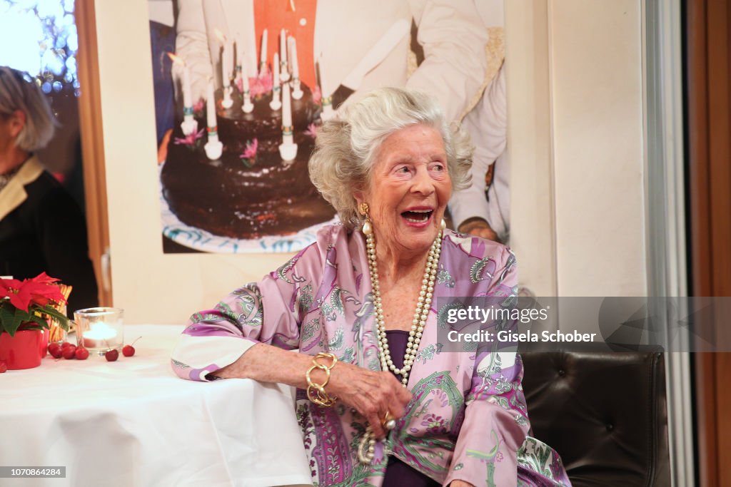Princess Marianne zu Sayn-Wittgenstein-Sayn Celebrates Her 99th Birthday In Kitzbuehel