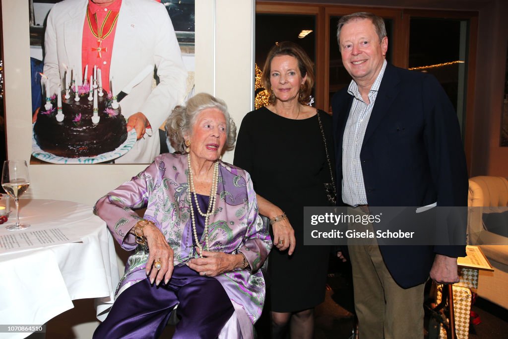 Princess Marianne zu Sayn-Wittgenstein-Sayn Celebrates Her 99th Birthday In Kitzbuehel