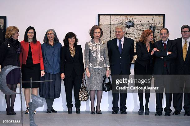 Queen Sofia of Spain attends "Museo Reina Sofia" 20th anniversary on November 23, 2010 in Madrid, Spain.