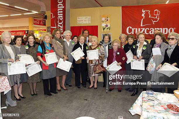 Pitita Ridruejo , Infanta Pilar de Borbon, King Juan Carlos' sister and Cuqui Fierro attend 'Rastrillo Nuevo Futuro' at La Pipa in Casa de Campo on...