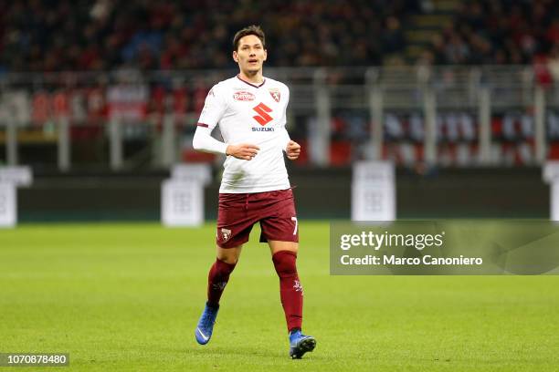 Sasa Lukic of Torino FC during the Serie A football match between Ac Milan and Torino Fc. The match end in a tie 0-0.