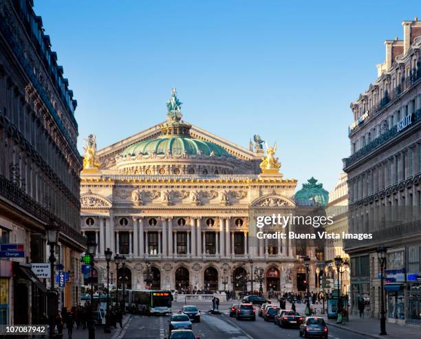 opera de paris garnier in paris, france - opéra garnier stock pictures, royalty-free photos & images