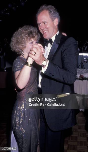 Actor John Lithgow and wife Mary Yeager attending the opening of "Who's Afraid of Virginia Wolfe" on October 5, 1989 at the Doolittle Theater in...