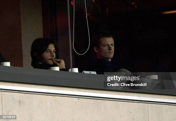 Grabbi Corrado of Blackburn Rovers watches his team suffer a 1-0 defeat during the FA Barclaycard Premiership match between Blackburn Rovers and...