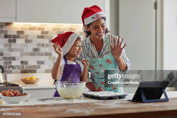 we're ready for christmas! - christmas zoom stock pictures, royalty-free photos & images