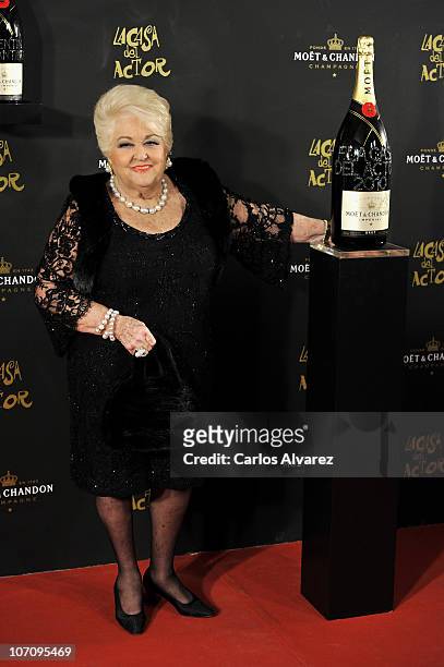 Cuqui Fierro attends "Moet Chandon Charity Auction" at Casino de Madrid on November 23, 2010 in Madrid, Spain.