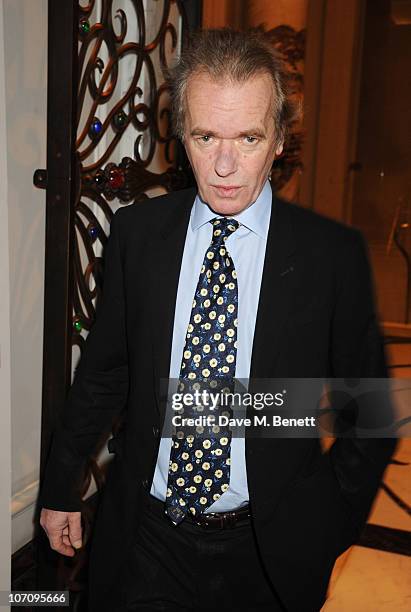 Martin Amis attends the Liberatum dinner hosted by Ella Krasner in honour of Sir V.S. Naipaul at The Landau in The Langham Hotel on November 23, 2010...