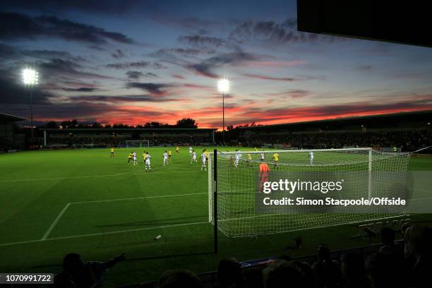 26th August 2016 - Sky Bet EFL Championship - Burton Albion v Derby County - A general view of the Pirelli Stadium during sunset - .