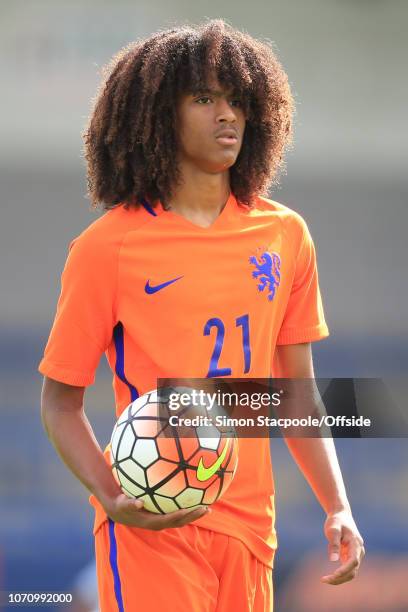 1st September 2016 - International Friendly - England U19 v Netherlands U19 - Tahith Chong of Netherlands - .