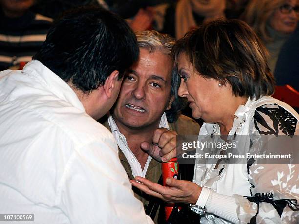 Alberto Closas jr and Marian Conde attend 'Rastrillo Nuevo Futuro' at La Pipa in Casa de Campo on November 23, 2010 in Madrid, Spain.