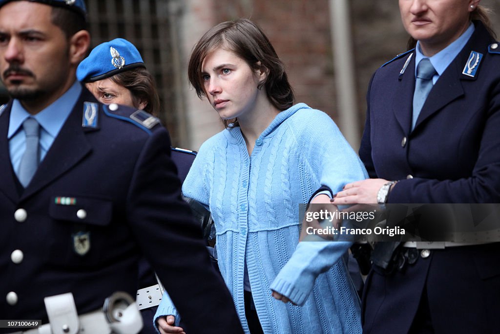 The Appeal Is Held Of Amanda Knox Over The Guilty Verdict In The Murder Of Meredith Kercher