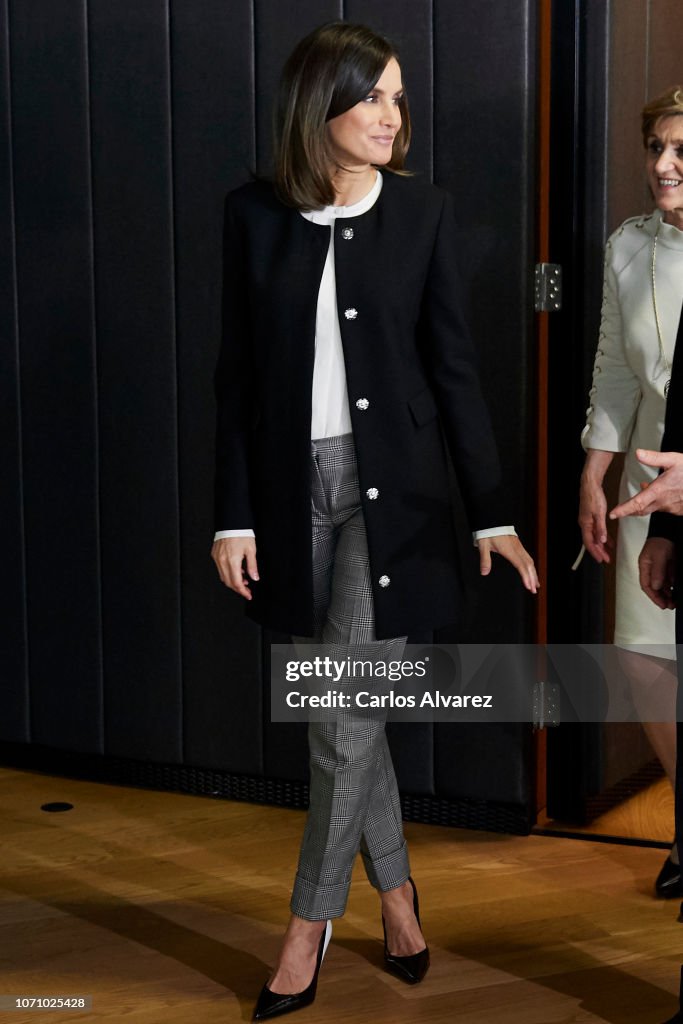 Queen Letizia of Spain Attends 'Integra Awards By BBVA'