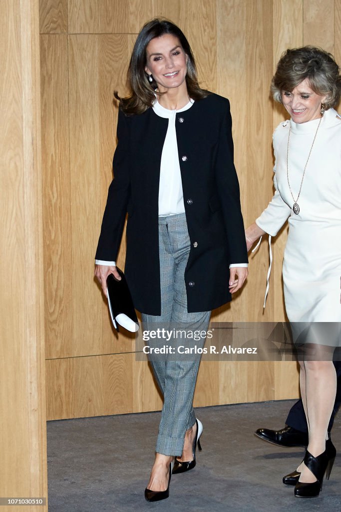 Queen Letizia of Spain Attends 'Integra Awards By BBVA'