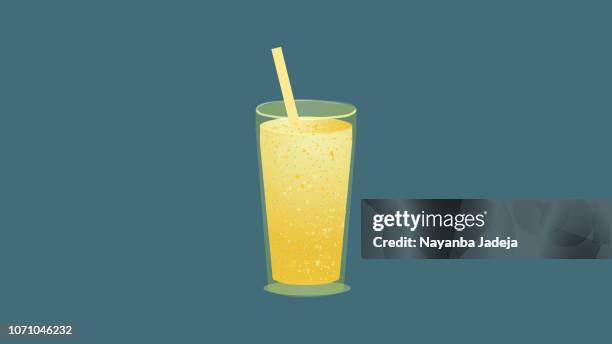 juice glass with straw vector icon - girls night out stock illustrations