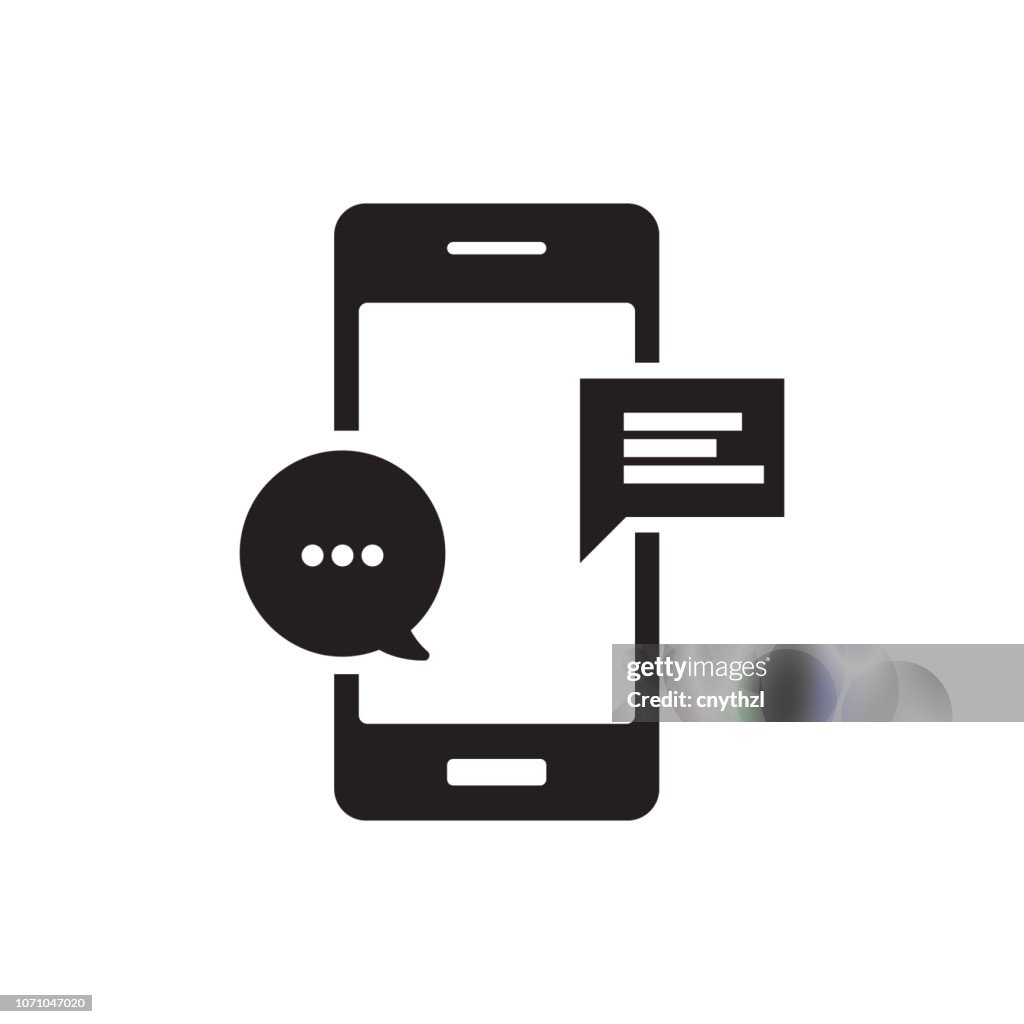 MOBILE CHAT ICON