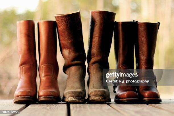 boots - leather boot stock pictures, royalty-free photos & images